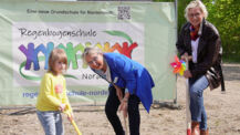 Spatenstich für die Regenbogenschule