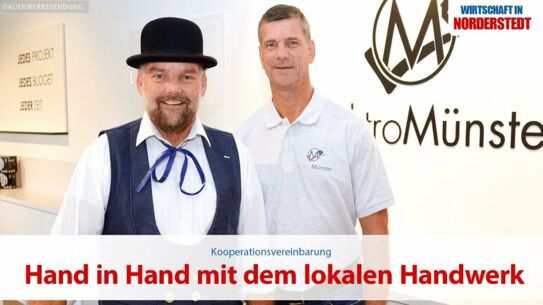 Hand in Hand mit dem lokalen Handwerk